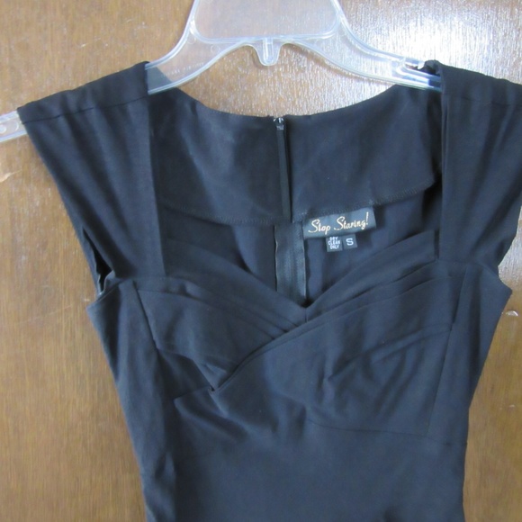 Stop Staring Black A-line Dress Size S - Picture 4 of 7